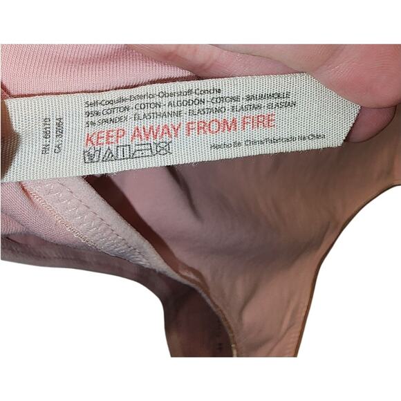 Free People Intimately SIZE LARGE Thong Bodysuit in Pretty Petal Rose NWT - Picture 6 of 6